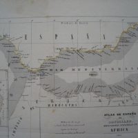1852 Map Spanish possessions in Africa, Atlas of Bachelor - Image 4