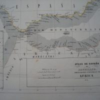 1852 Map Spanish possessions in Africa, Atlas of Bachelor - Image 5