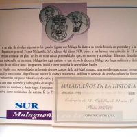 Malaga in the History, a collection of 13 silver medals, 1995 - Image 5