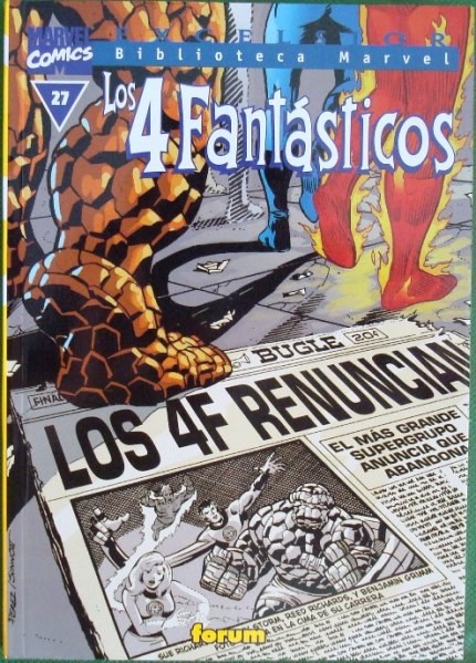 Los 4 Fantásticos, colección Excelsior Biblioteca Marvel
