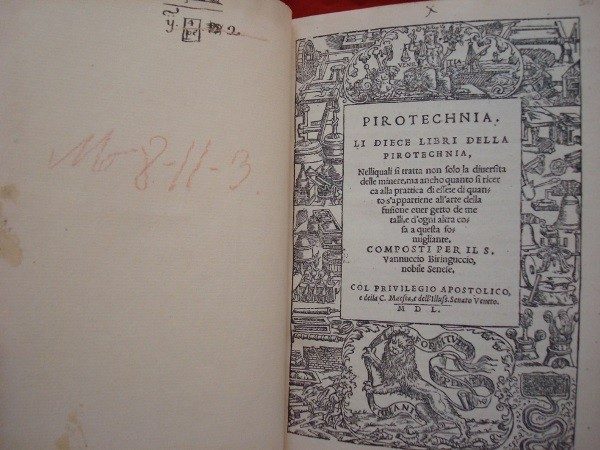 Pirotechnia, año 1550