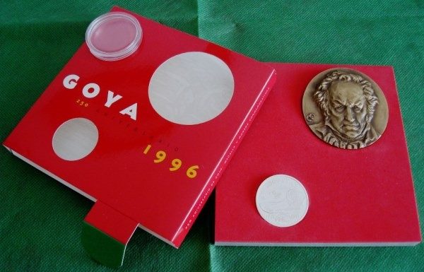 1996 Goya: medalla y moneda 250 aniversario