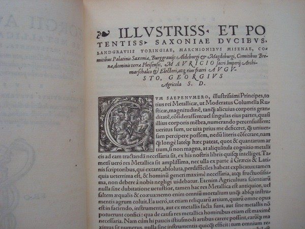 De Re Metallica Libri XII, Agricola, 1561