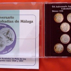 Cofradías de Málaga (III), 13 medallas plata, 1998