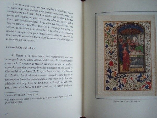 Libro estudio del Libro Horas de la Virgen María, s. XV