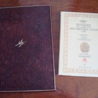 Book of Privileges. Christopher Columbus. 1498