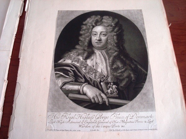 Grabados originales de los siglos XVII y XVIII de retratos de personalidades europeas