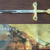 Templar gold mini sword Tole10