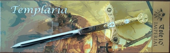 Templar gold mini sword Tole10 - Image 3