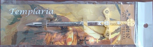 Templar gold mini sword Tole10 - Image 5