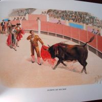To the bulls, lithographs by Daniel Perea, 1900 - Image 6