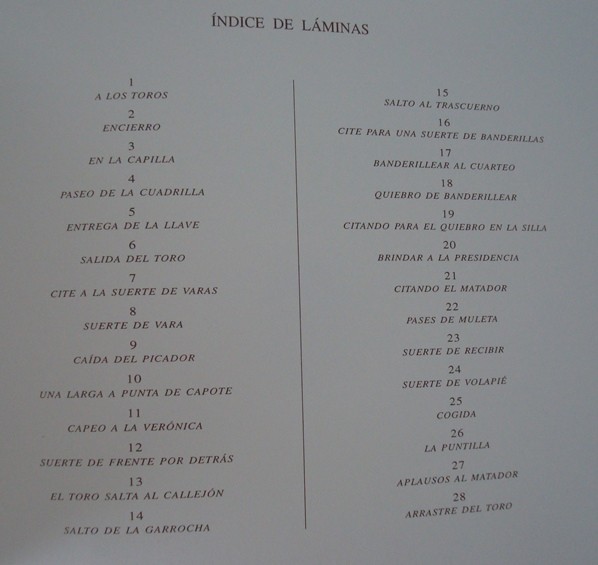 Á los toros, litografías de Daniel Perea, 1900