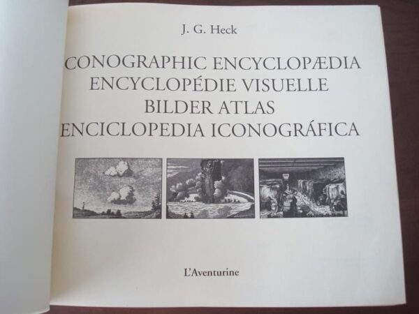 Enciclopedia iconográfica. J. G. Heck. 2001. Ejemplar de lujo, único y exclusivo