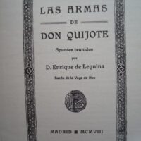 The weapons of Don Quixote, Enrique de Leguina, mini book - Image 3
