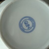 Juego de té vintage de porcelana blanca portuguesa 12 servicios - Imagen 4