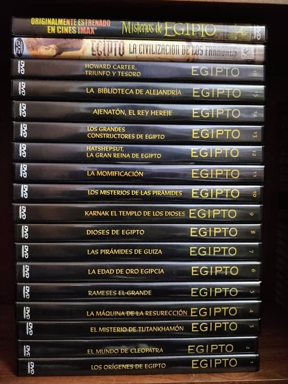 Egipto, una civilización fascinante. 16 DVD más 2 de regalo