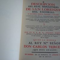 Description of Real Monasterio del Escorial ... Andrés Ximenez, 1764 - Image 4
