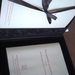 Colombian documents in the General Archive of Simancas