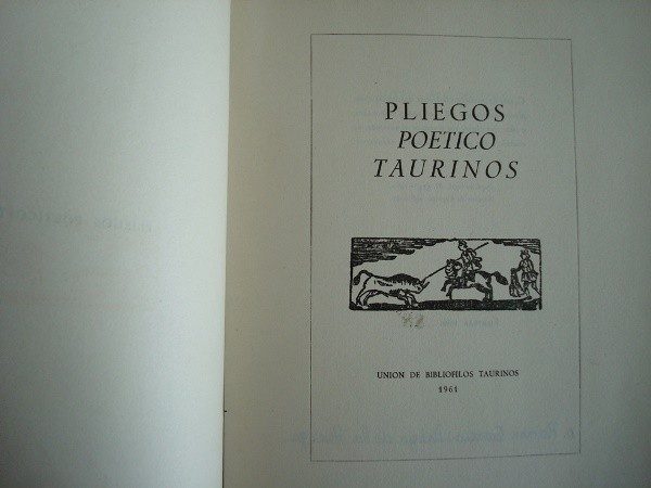 Poetic Taurinos sheets, 1961 U.B.T. - Image 3