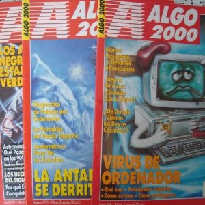 Revistas ALGO año 1990, 8 meses, sueltas