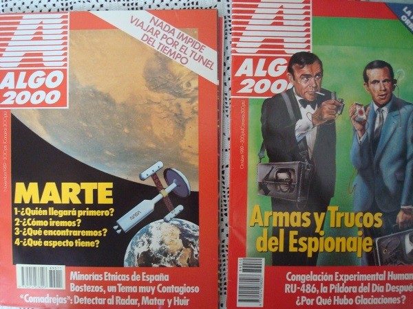 Revistas ALGO 2000, año 1989 completo, sueltas