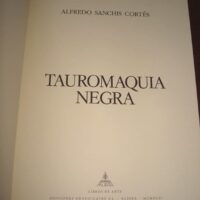 Black Bullfighting. Alfredo Sanchis Cortés. Luxury, unique - Image 2