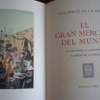 The large market in the world, Calderon de la Barca. Il. R. Capmany. 1960 - Image 3
