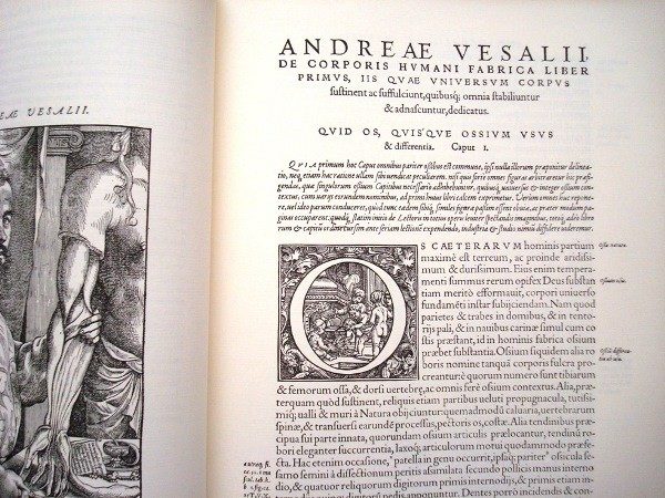 De Humani Corporis Fabrica, Andrea Vesalio, 1555