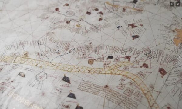 Nautical chart of Mecià de Viladestes, 1413 - Image 4