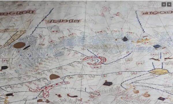 Nautical chart of Mecià de Viladestes, 1413 - Image 7
