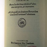 Theriaca, Nicandri Colophoni, Valencia 1552