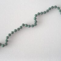 Necklace of 37 8/10 mm malachite beads - Image 3