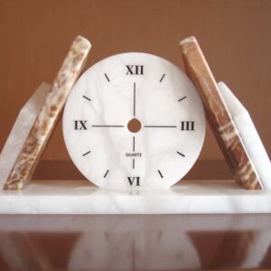 White and Brown Quartz Paperweight