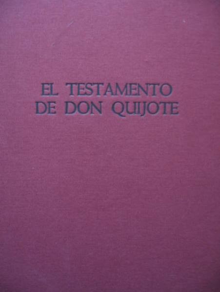 François Maréchal: The Testament of Don Quixote, 46 of "Time for Joy". 1987