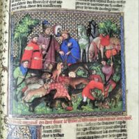 Libro de la caza de Gaston III Fébus. BNF. Siglo XV - Imagen 2
