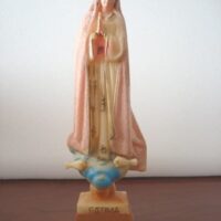 Figure of the Virgin of Fatima in thermal plastic