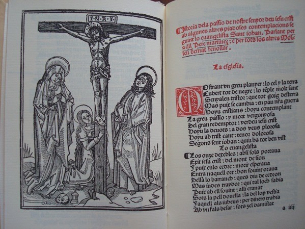 1493 Historia de la Passio de N. S. Jesu-Christi en cobles. Valencia.