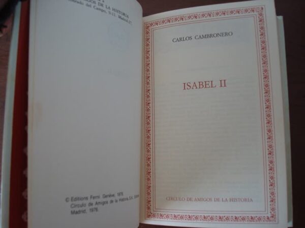 Tres Reinas: Isabel II, Blanca de Navarra y Urraca de Castilla. CAH, 1976, 3 tomos - Imagen 2
