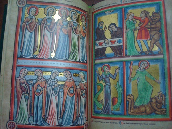 Biblia ilustrada de La Haya, s. XII