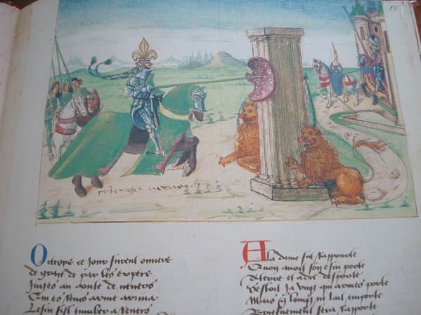 Le Pas de Saumur (Libro de los Torneos de René d’Anjou), 1446 - Imagen 3