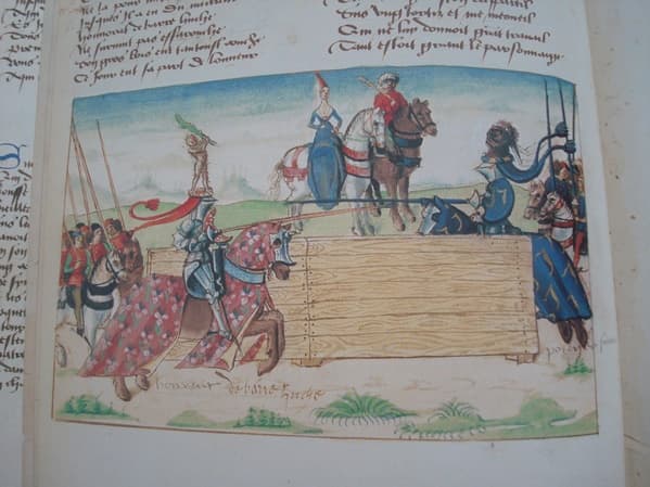 Le Pas de Saumur (Libro de los Torneos de René d’Anjou), 1446 - Imagen 4