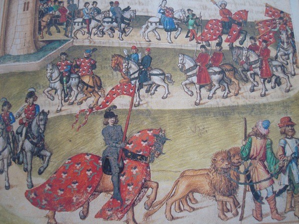 Le Pas de Saumur (Libro de los Torneos de René d’Anjou), 1446