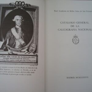 Catálogo General de la Calcografía Nacional, 1987