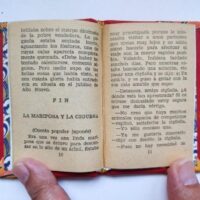 La niña de los fósforos. H. C. Andersen. Mini libro en caja de cerillas. 1963 - Imagen 9