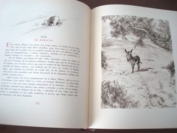 Platero y Yo, Juan Ramón Jiménez, ilustrado por Carlos Sáenz de Tejada, 1957 - Imagen 7