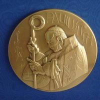 Ioannes Paulus II (Joannes Paulus II, St. John Paul II), Bodini, in gold - Image 4