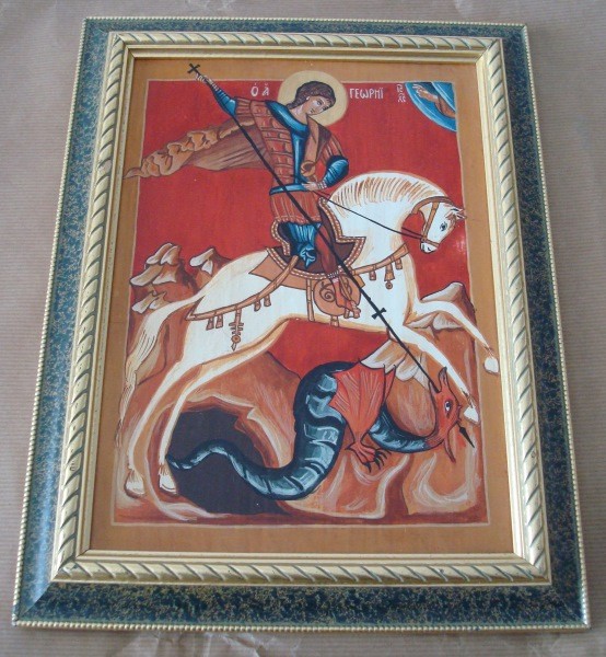 San Jorge, icono original, Francisco Arlandis López, 1993