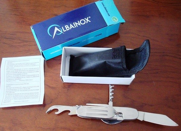 Navaja multiusos Albainox desmontable y con funda