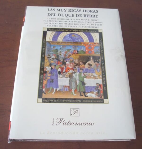 Study book of The Very Rich Hours of the Duke of Berry, in 5 languages