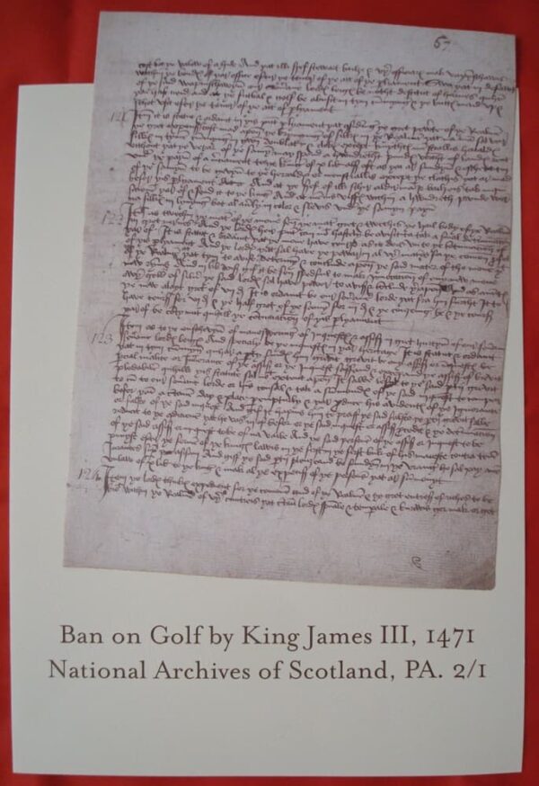 Key Documents in the History of Golf (1457-1744) - Image 6
